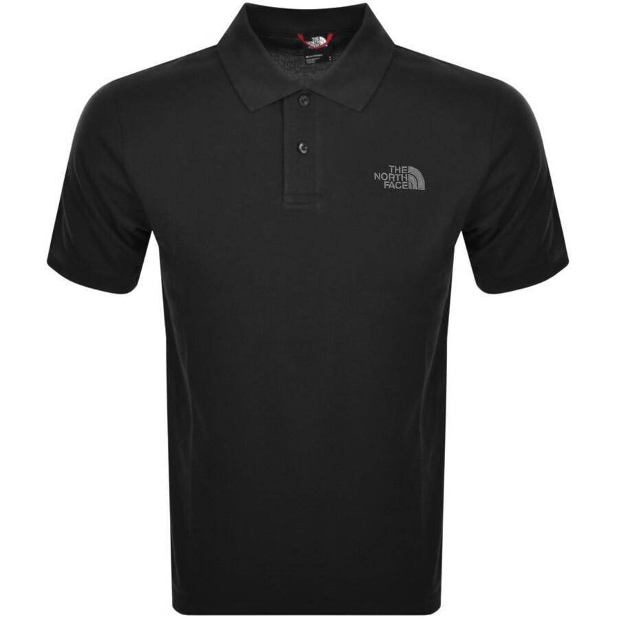 white north face polo shirt