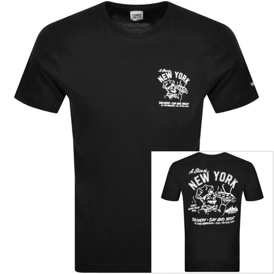 Tommy Hilfiger Best Pizza Logo T Shirt in Black for Men | Lyst UK
