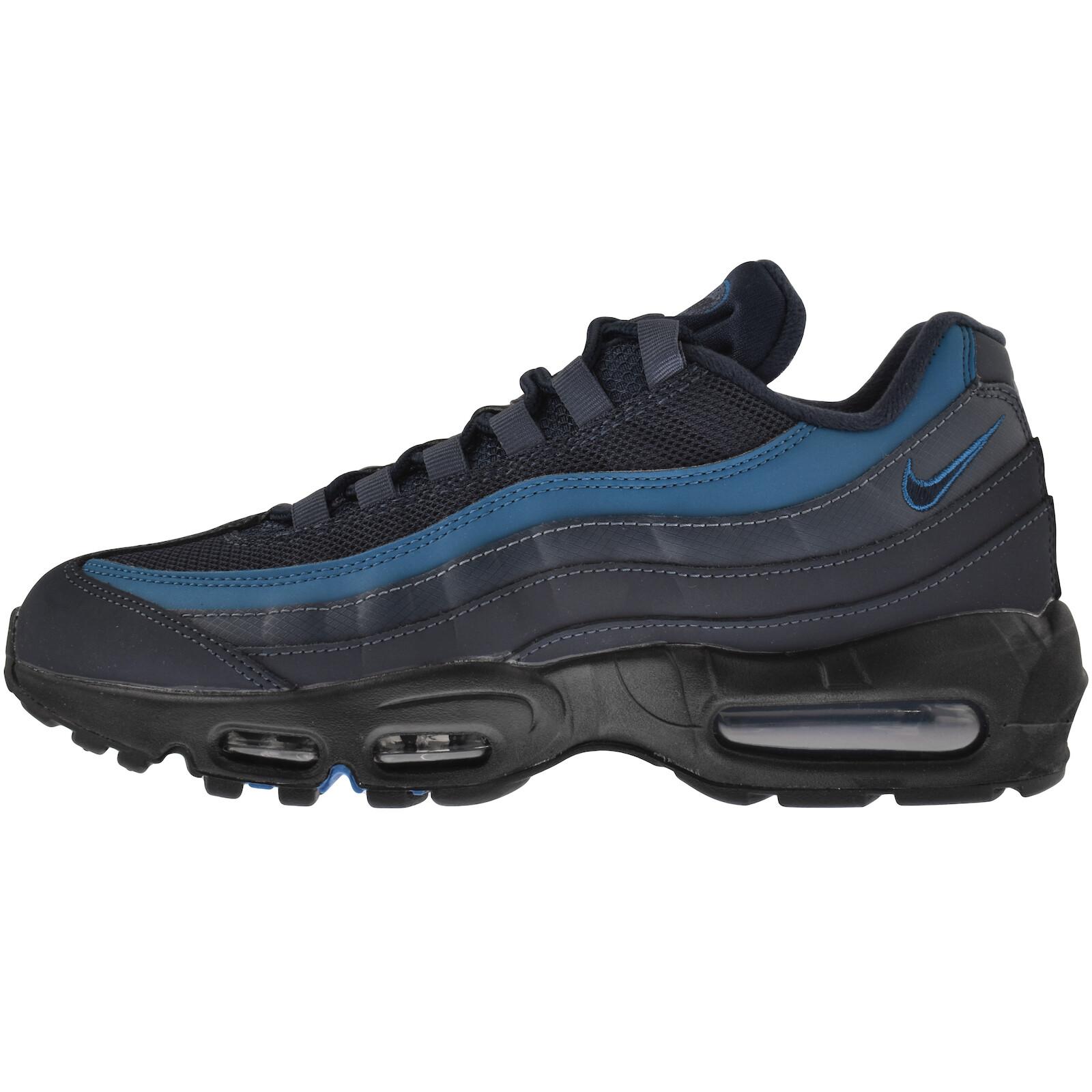 Nike black air max 95 trainers online