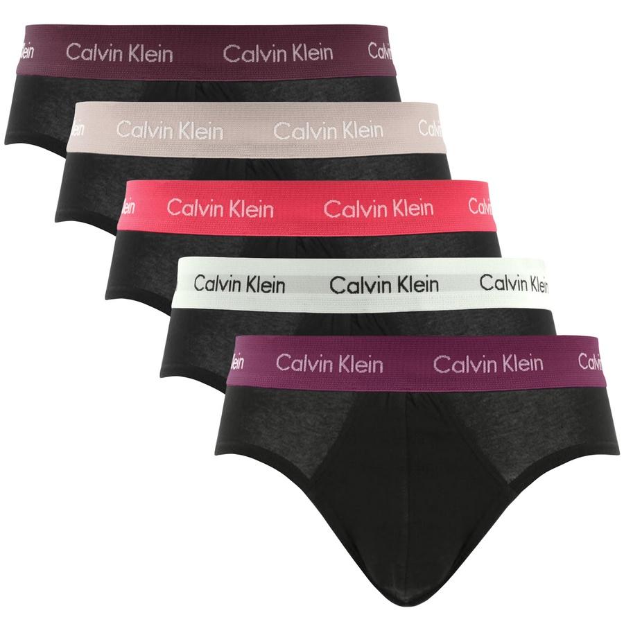 Calvin Klein Underwear 5 Pack Brief in Red for Men | Lyst