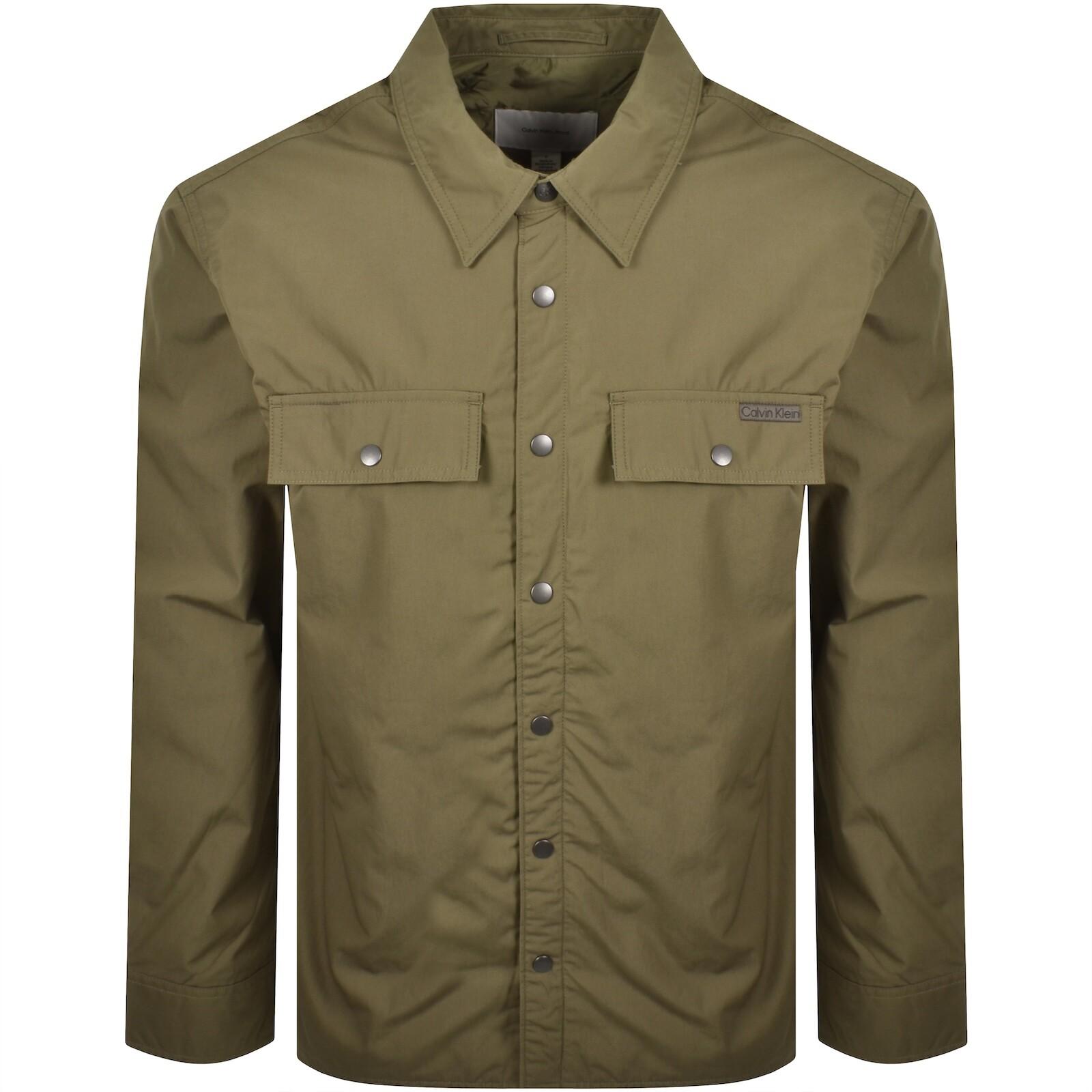Green Calvin Klein Shirts for Men | Lyst