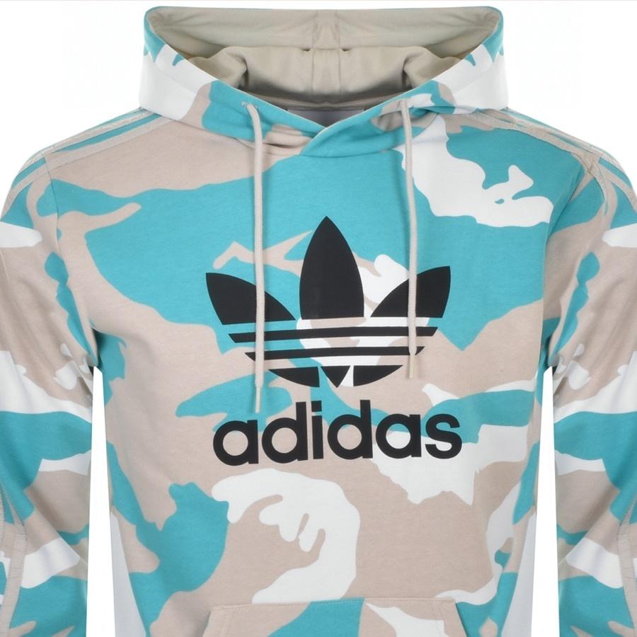 adidas Originals Camo Hoodie in Natural for Men | Lyst