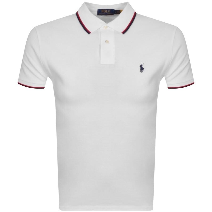 Ralph Lauren Twin Tipped Polo T Shirt in Gray for Men | Lyst