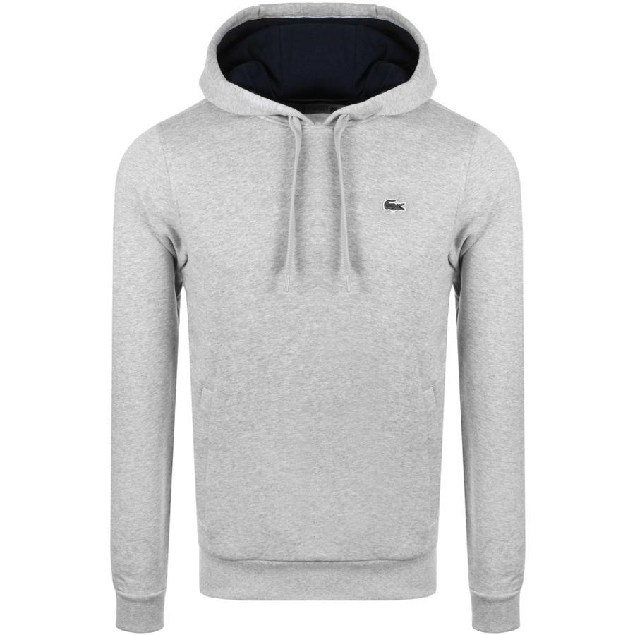 lacoste pullover hoodie grey