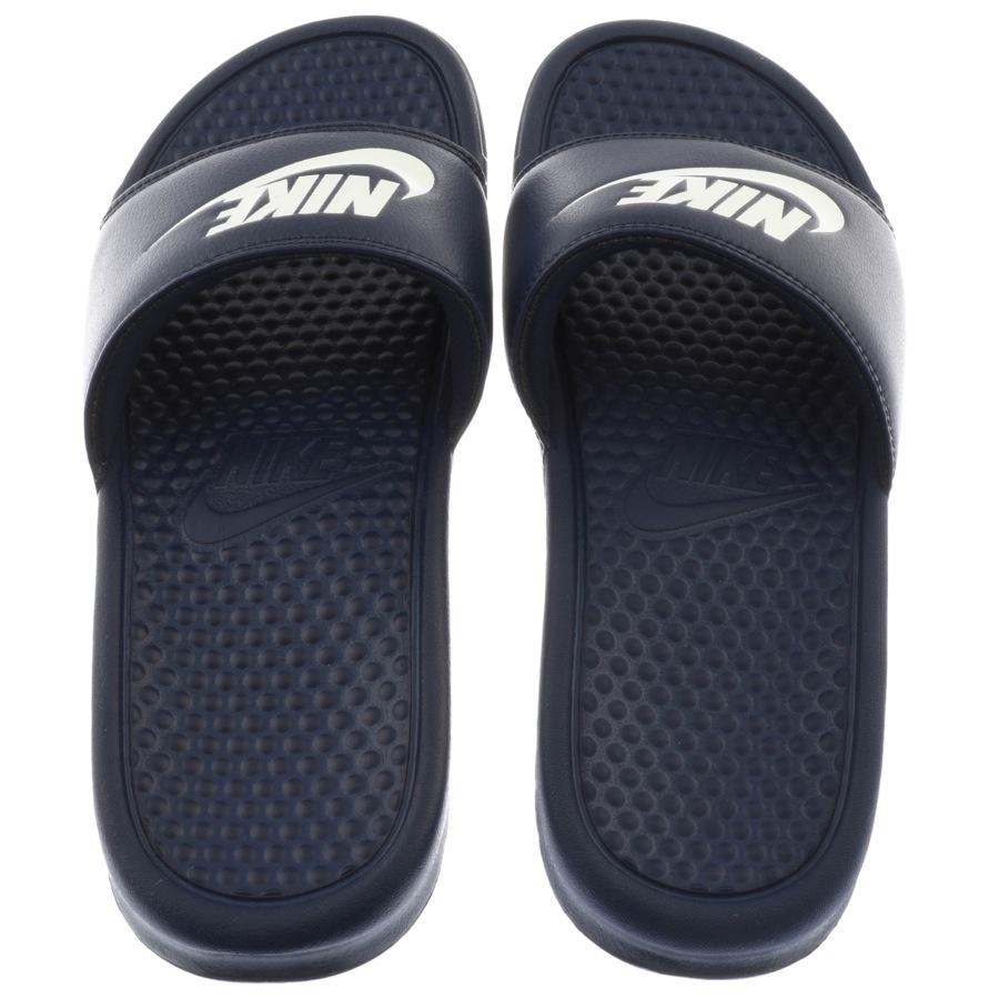 Nike Benassi Jdi Slider Flip Flops In Navy 343880-403 in Blue for Men ...