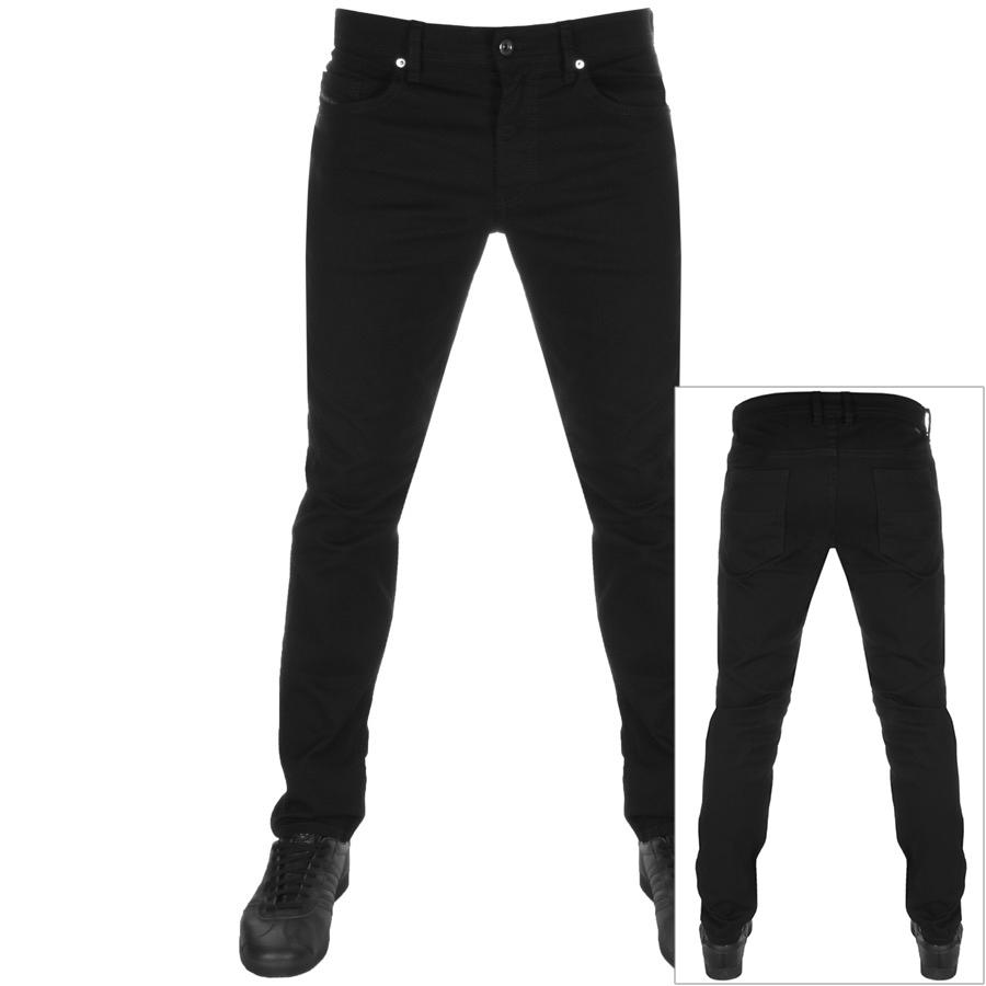DIESEL Denim Thommer 0688h Skinny Fit Jeans in Black for Men - Lyst