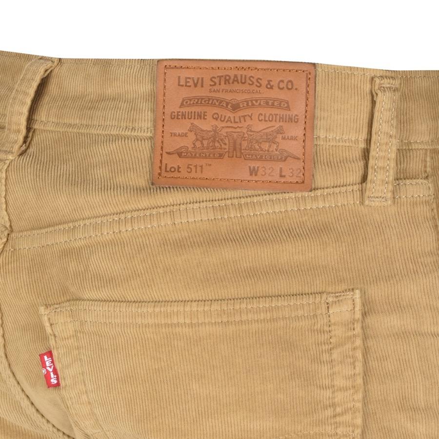 Levi's 511 Corduroy Slim Fit Jeans Brown in Beige (Natural) for Men - Lyst