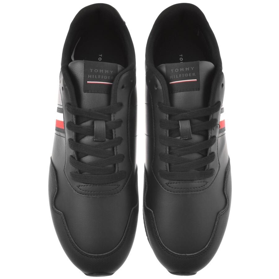 Tommy Hilfiger Core Lo Runner Trainers in Black for Men | Lyst