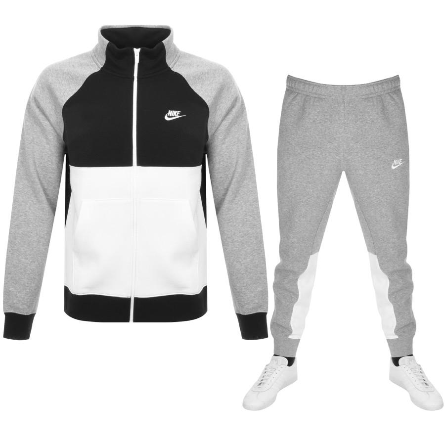 Nike Standard Fit Fleece Tracksuit Grey Latvia, SAVE 49% - mpgc.net