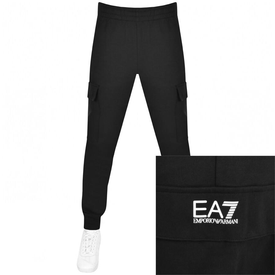 EA7 Emporio Armani Logo jogging Bottoms in Black for Men Lyst UK