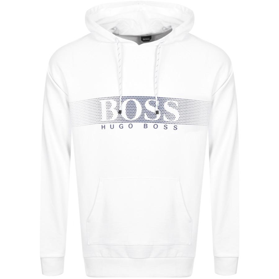 hugo boss white hoodie