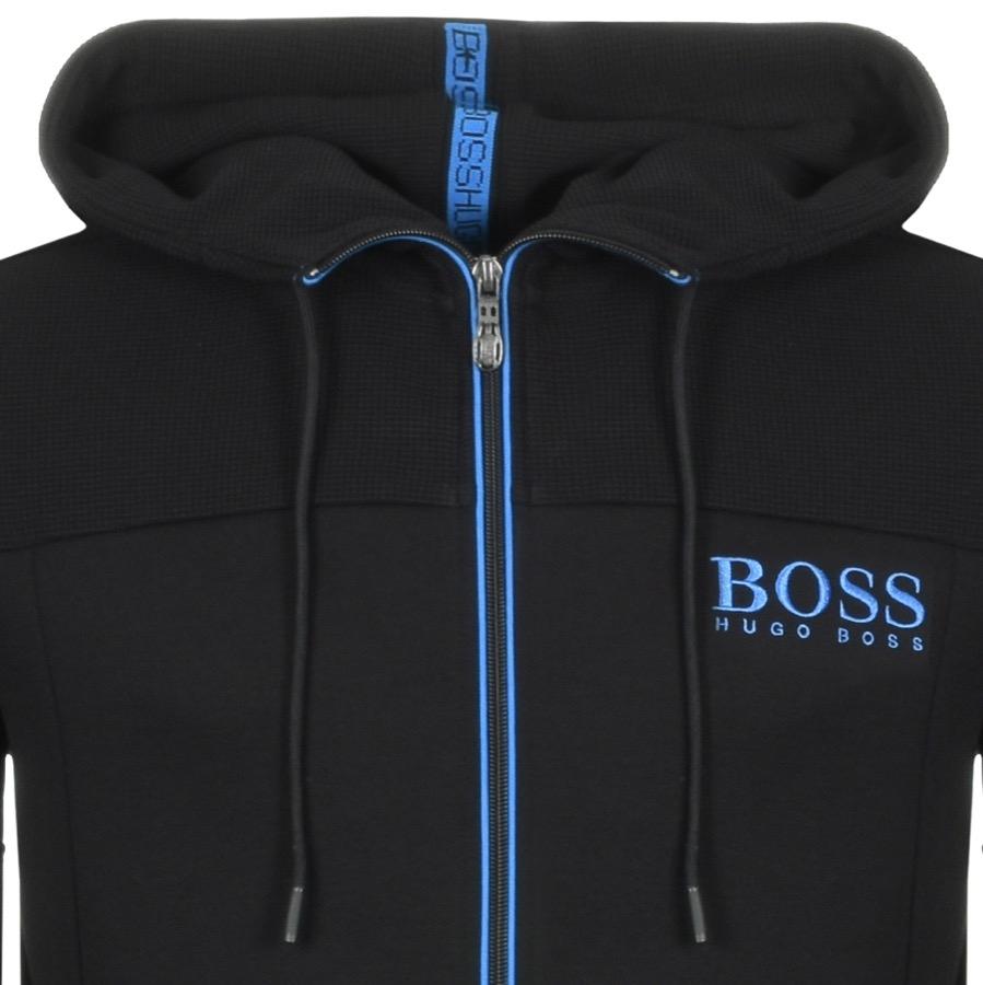 hugo boss saggy hoodie black