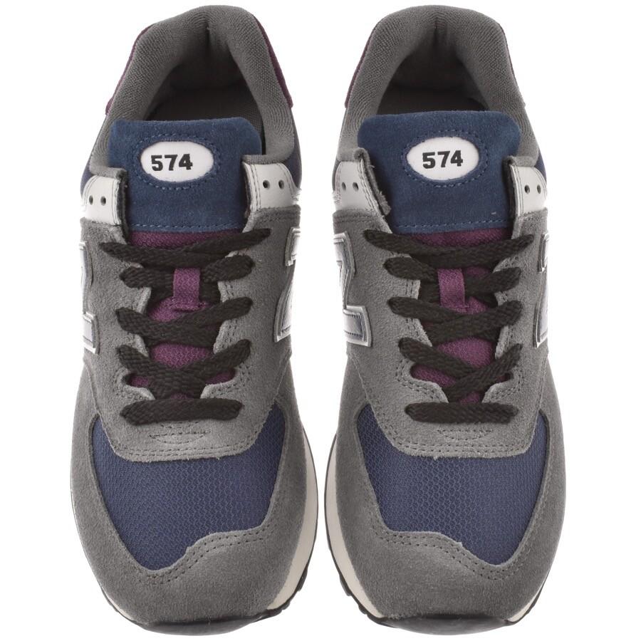 new balance blue 574 trainers