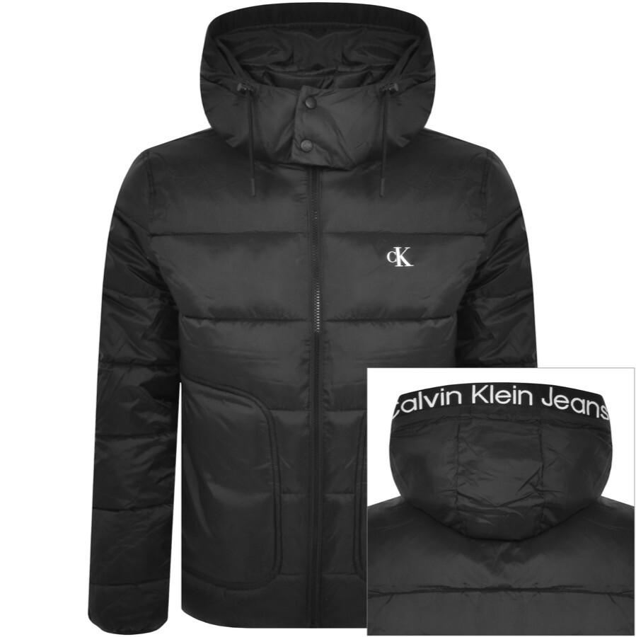 Black in Klein Men Calvin Jeans for | Lyst Trim Padded Jacket