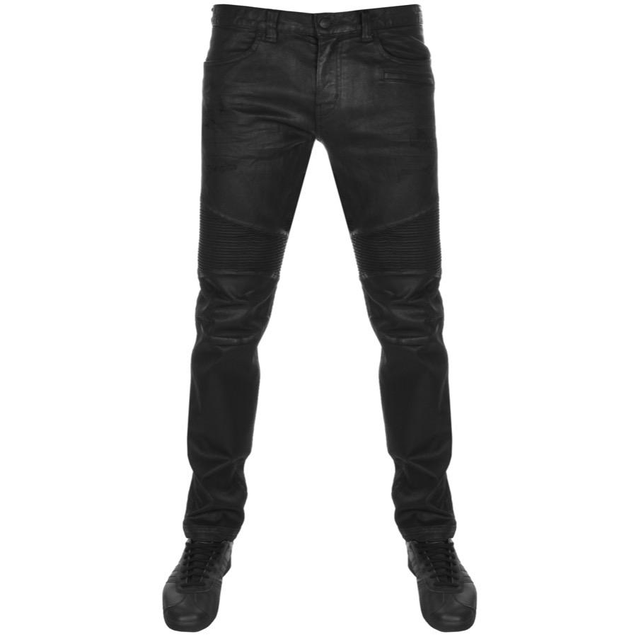 armani exchange biker jeans