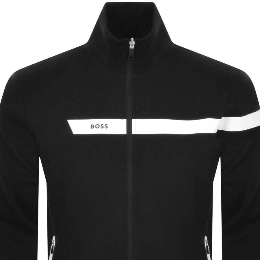BOSS by HUGO BOSS Boss Skaz 1 Full Zip Sweatshirt in Black for Men | Lyst