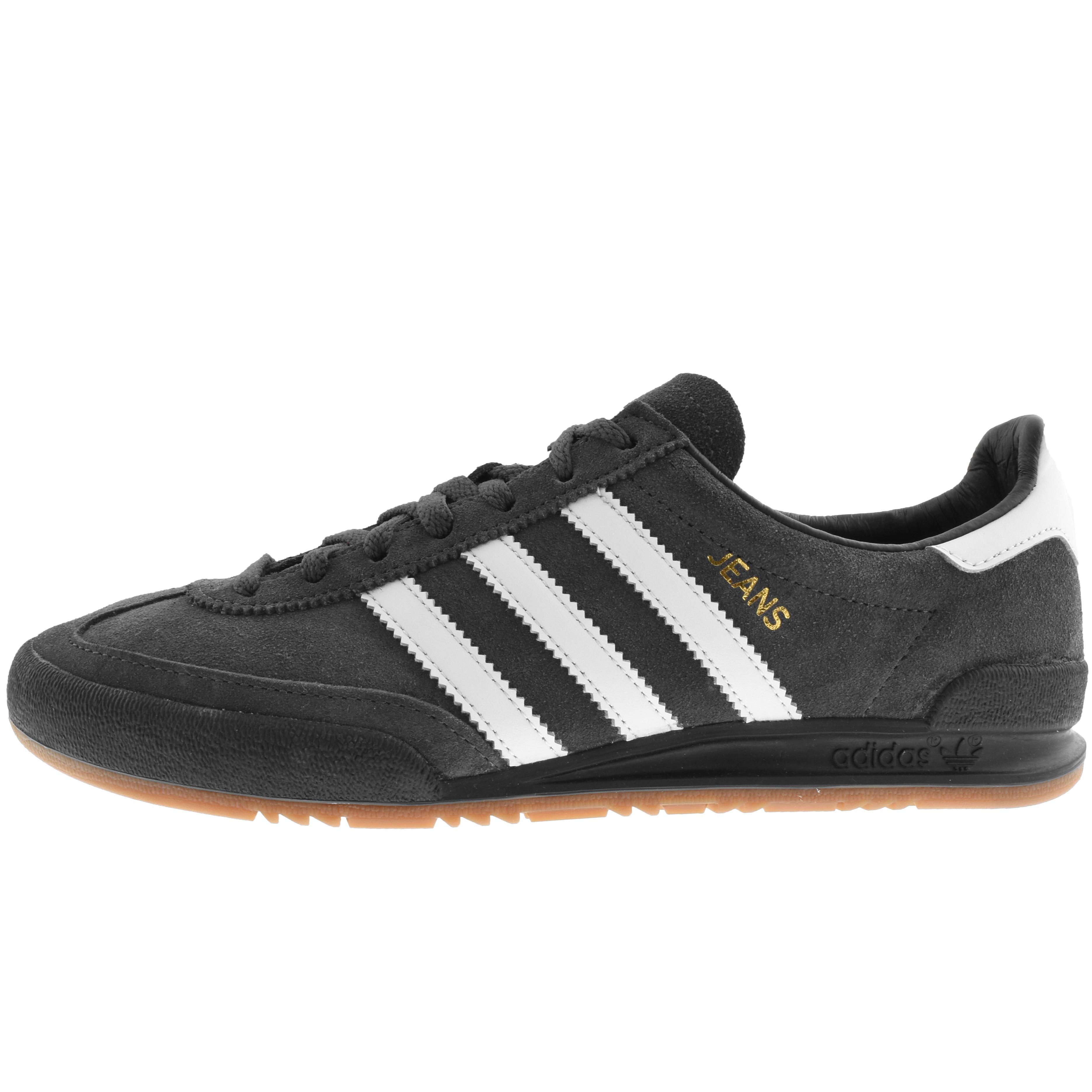 adidas jeans trainers black