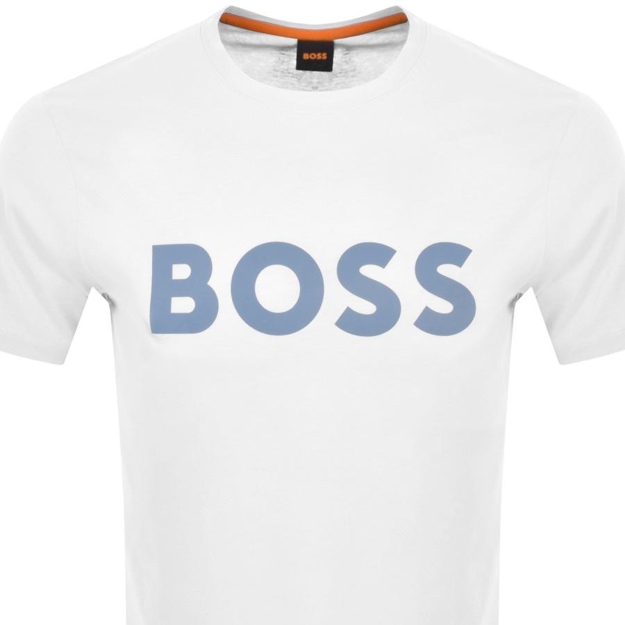 BOSS by HUGO BOSS Boss Thinking 1 Logo T Shirt in White for Men | Lyst