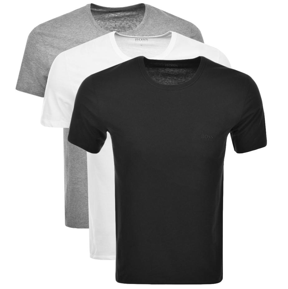 boss multi colour triple pack t shirts