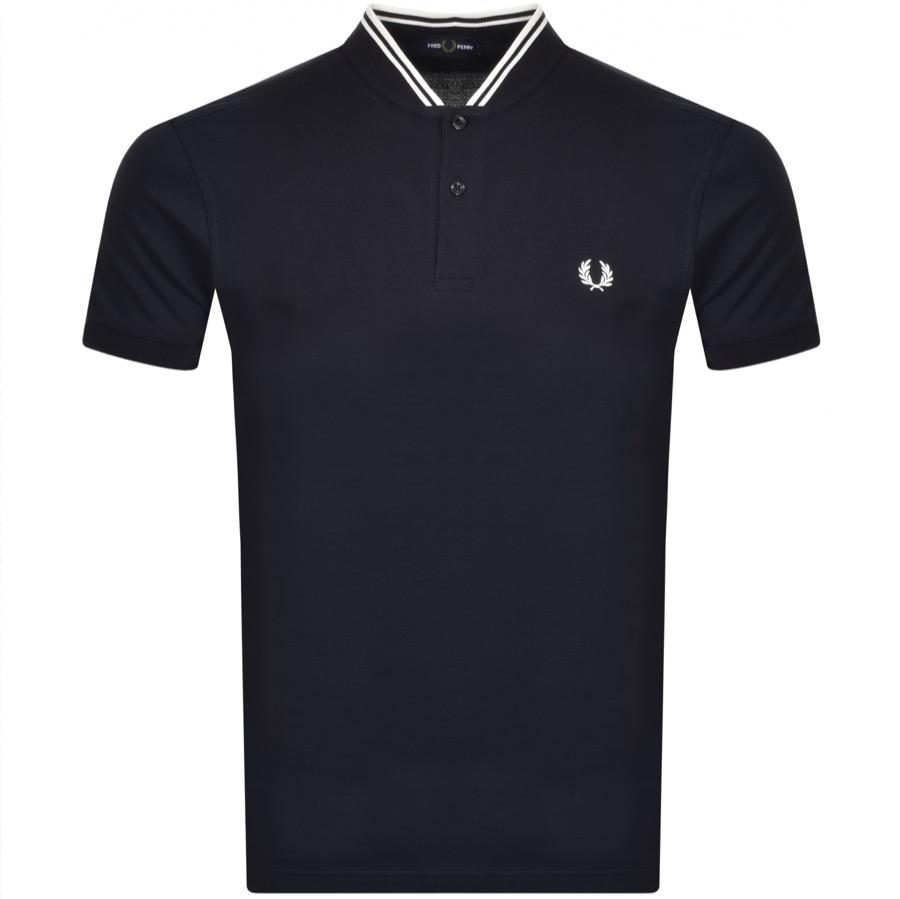 Fred Perry M4 Bomber Collar Polo Shirt - Navy in Grey/Grey (Blue) for Men -  Save 46% | Lyst