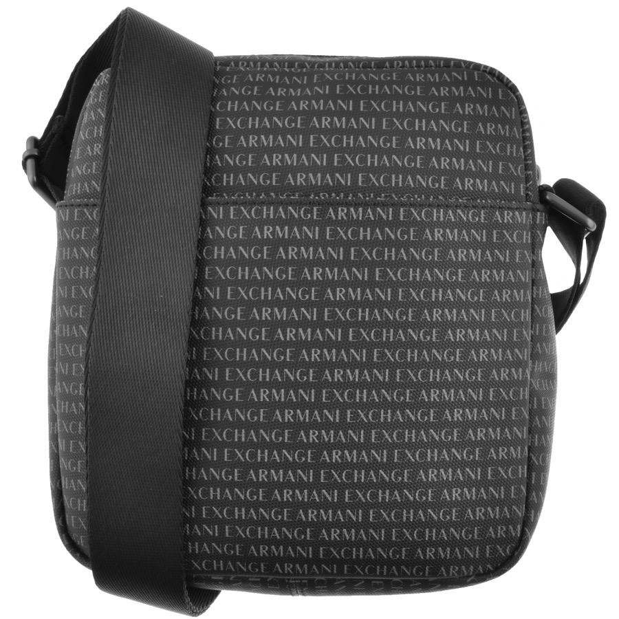 Armani Exchange Synthetic All Over Print Cross Body Bag in Black for