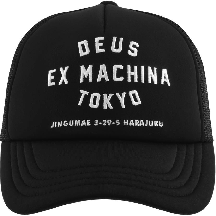 Tokyo Address Trucker Hat - Black