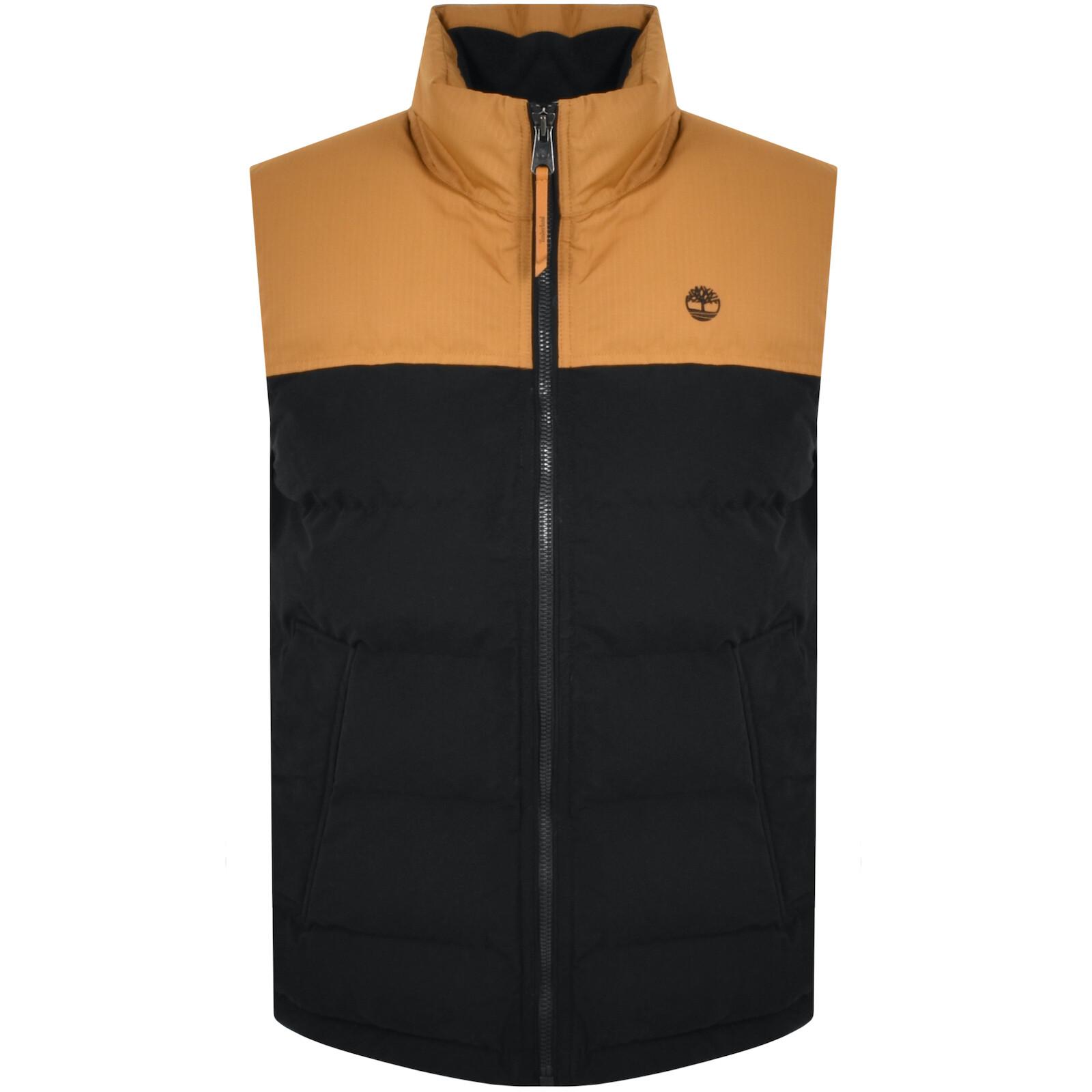 Timberland Welch Mountain Puffer Gilet in Black for Men Lyst UK