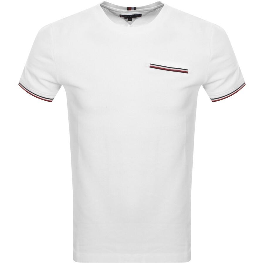 Tommy Hilfiger Honey Comb Pocket T Shirt in White for Men | Lyst
