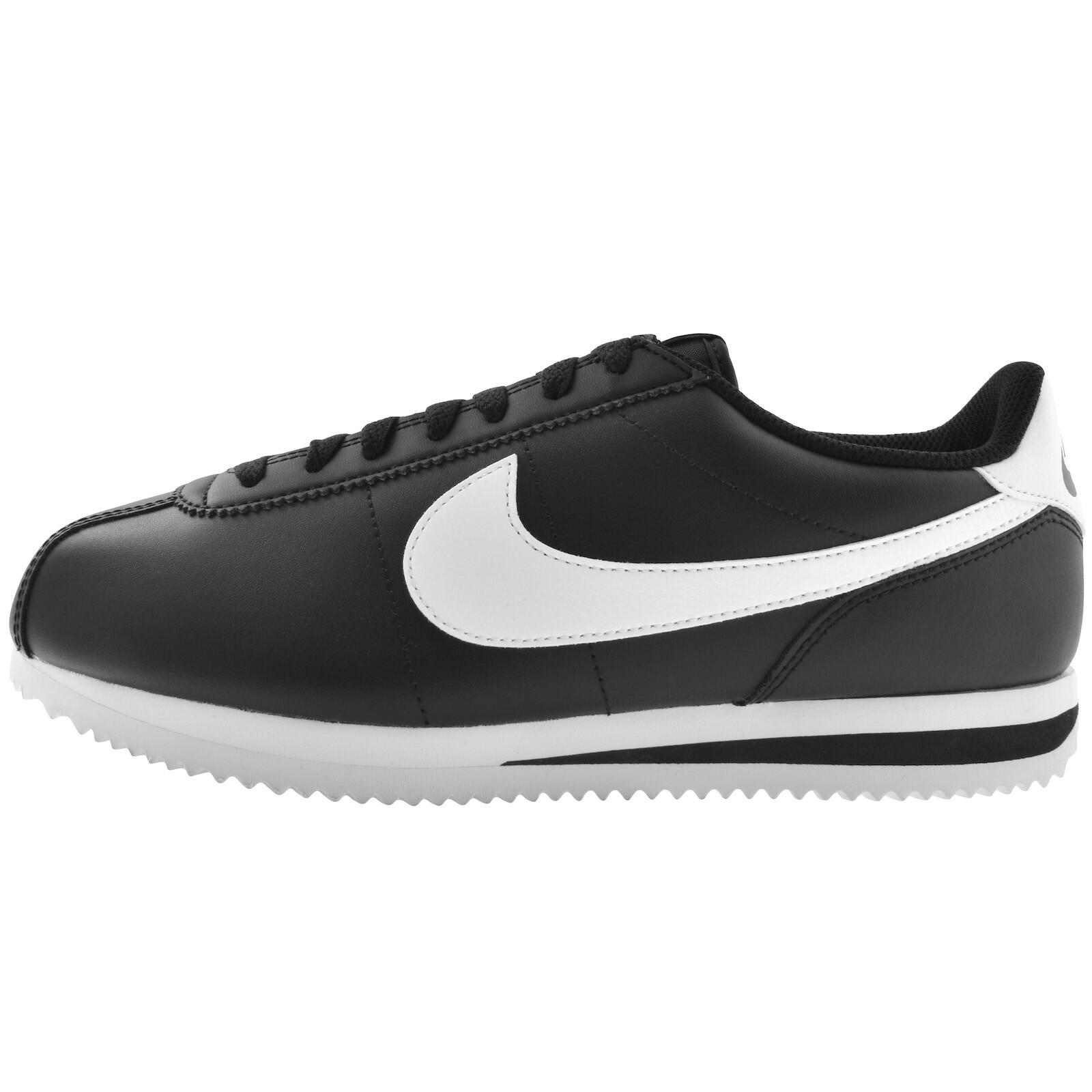 cortez shoes all black