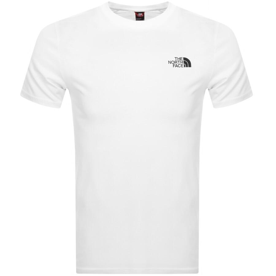 The North Face Mountain Outline T Shirt in White for Men | Lyst