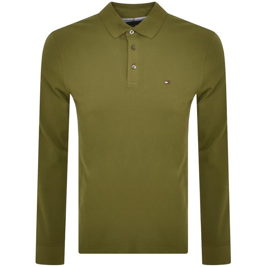 Tommy Hilfiger 1985 Long Sleeve Polo T Shirt in Green for Men | Lyst