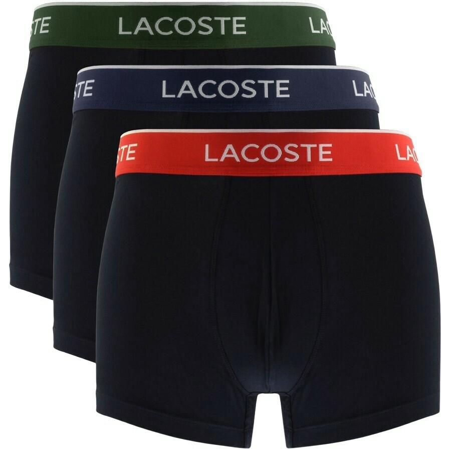 Lacoste Underwear Triple Pack Trunks in Black for Men Lyst