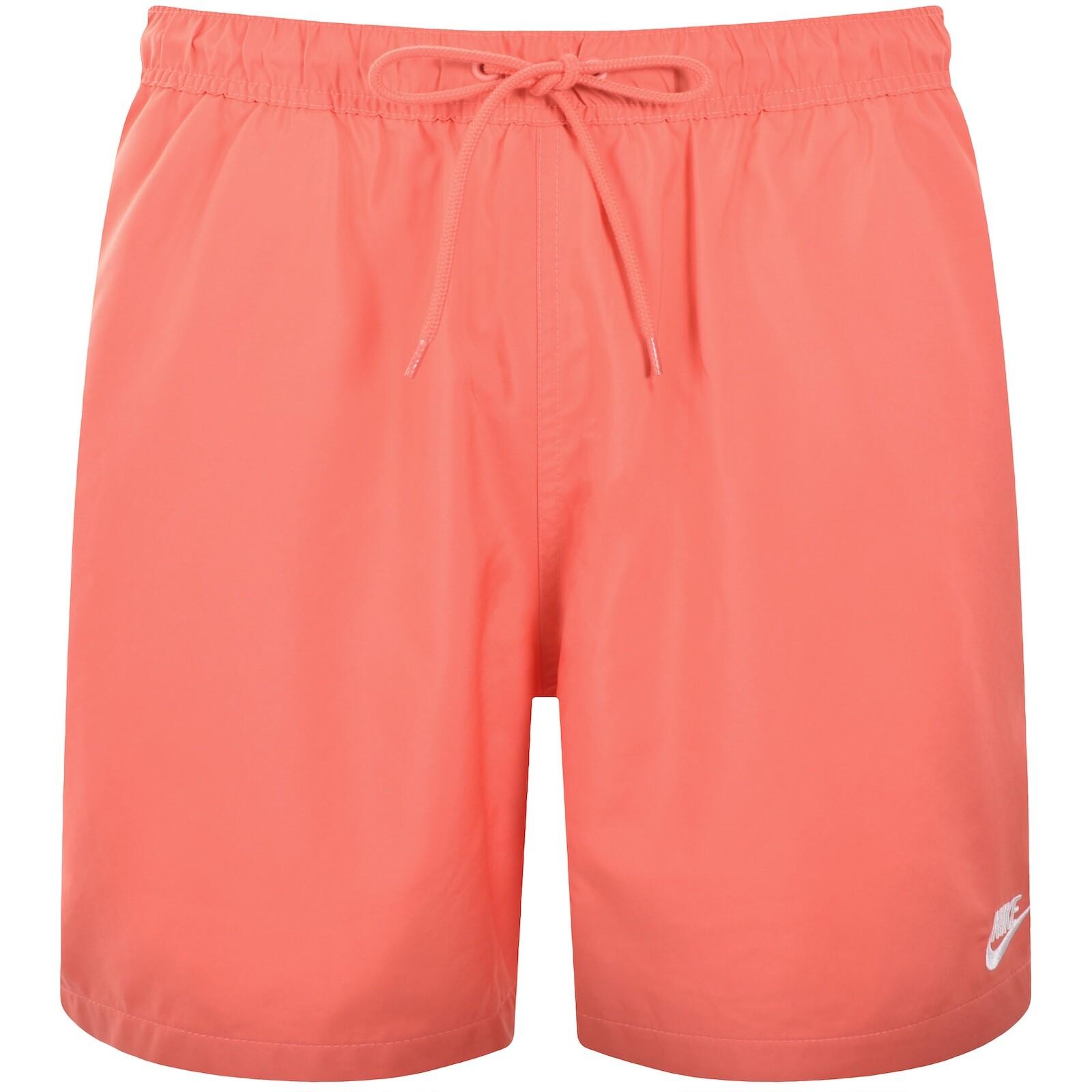 nike flow shorts orange