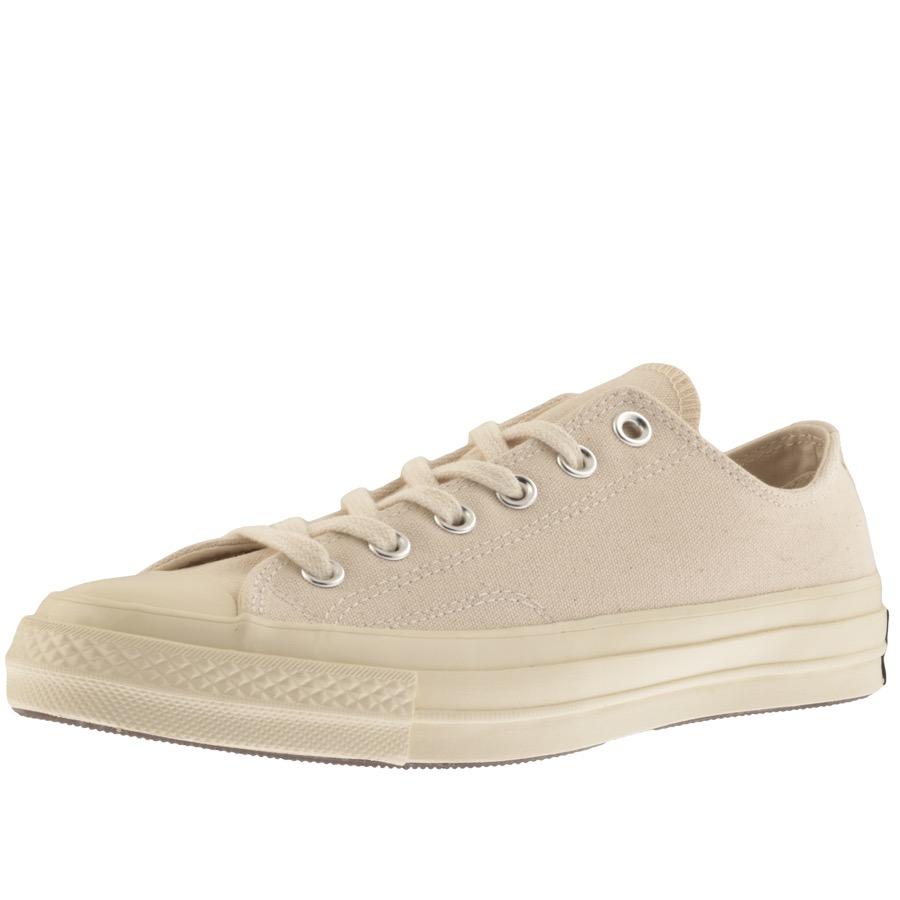 Converse Canvas Chuck Taylor All Star 70 Trainers Cream in Natural for