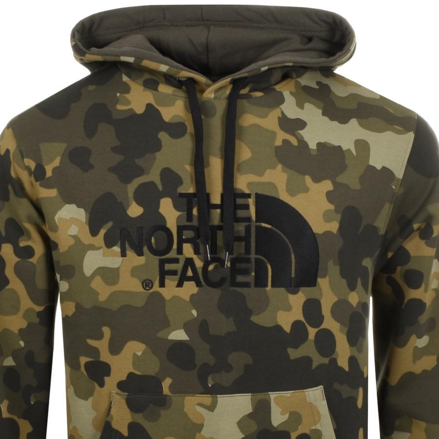 north face camo jumper