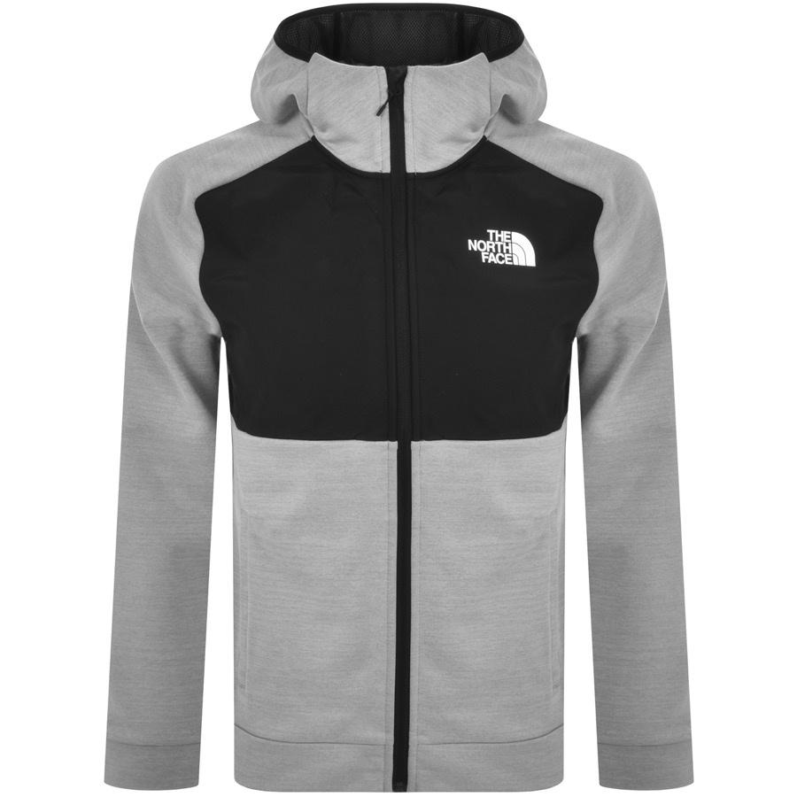 The North Face Full Zip Hoodie in Gray for Men | Lyst