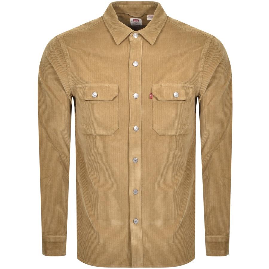 Levi's Corduroy Long Sleeve Jackson Worker Shirt in Brown for Men - Lyst
