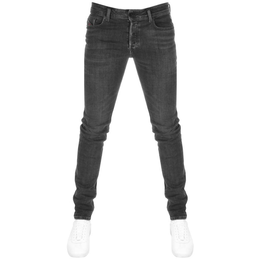 DIESEL Sleenker 069eq Jeans Grey in Grey for Men | Lyst UK