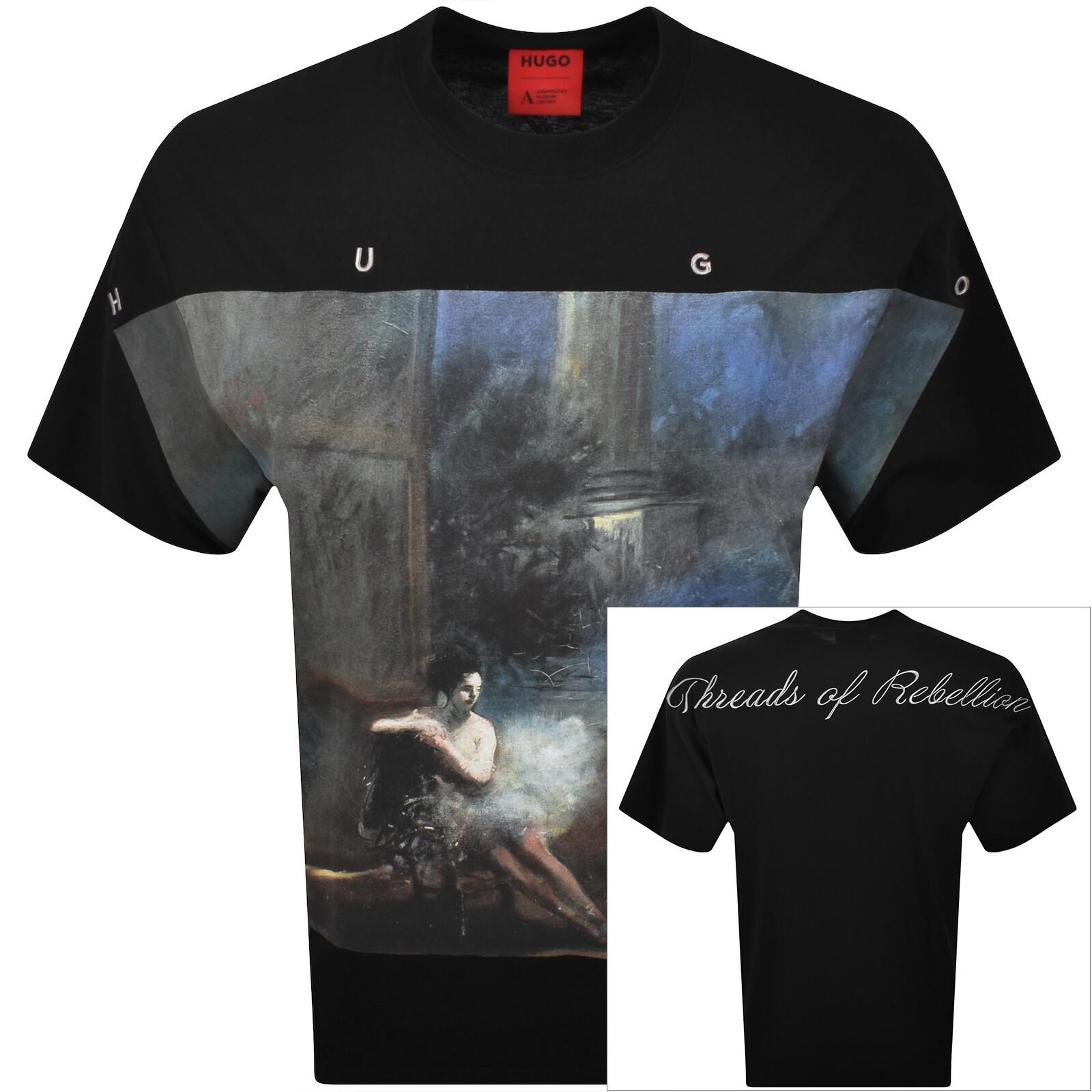 HUGO X Apoh Oversized Dabilo T Shirt in Black for Men | Lyst