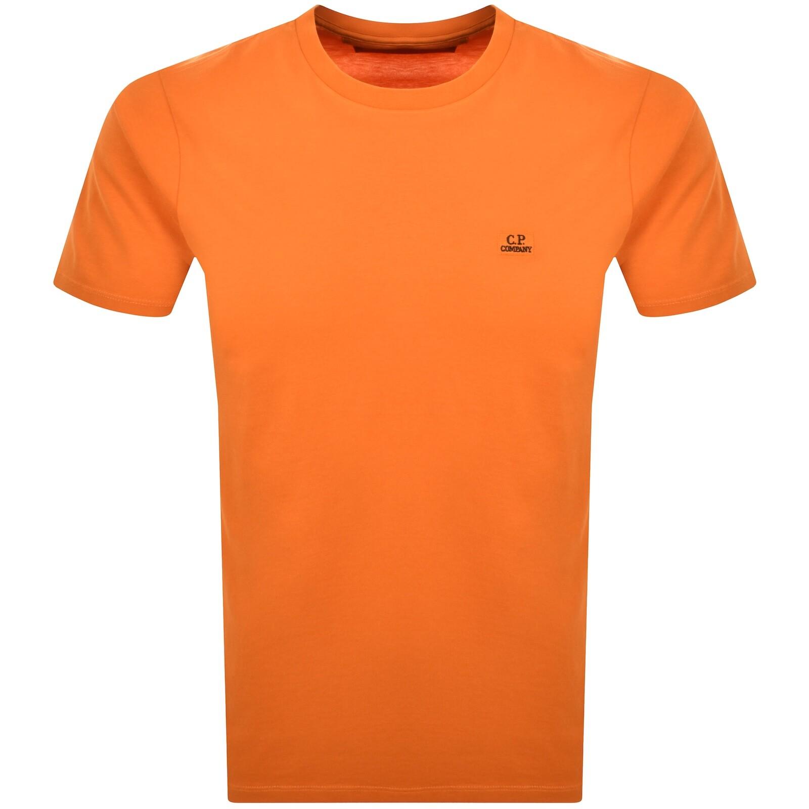 C.P. Company Cp Company Logo T Shirt Russet in Orange for Men 