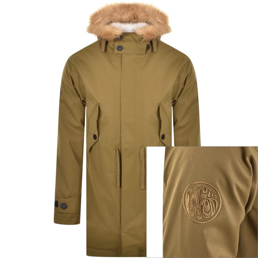 Pretty Green Oracle Military Parka Jacket in Green for Men Lyst