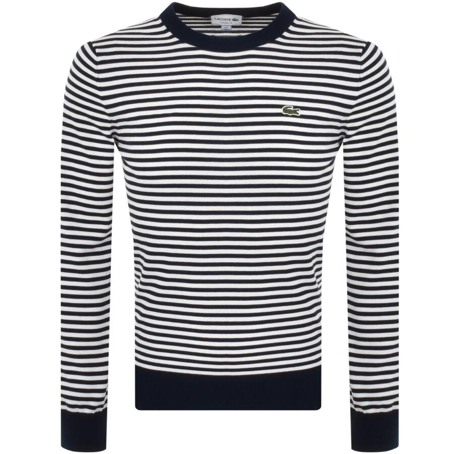 navy lacoste jumper