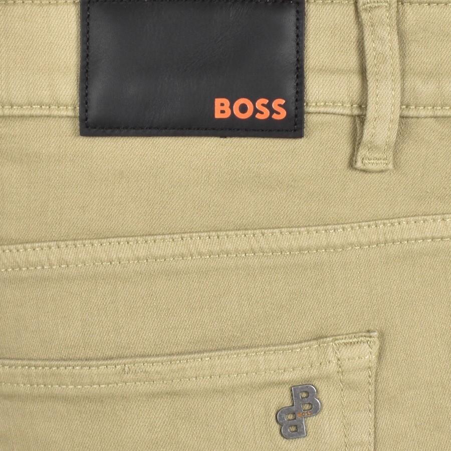 by HUGO BOSS Boss Delaware Slim Fit Jeans in Natural for Men |