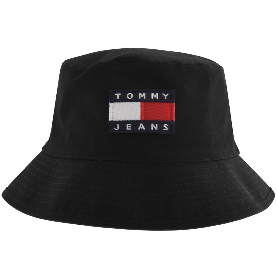 Tommy Hilfiger Denim Heritage Reversible Bucket Hat in Black Print (Black)  for Men | Lyst