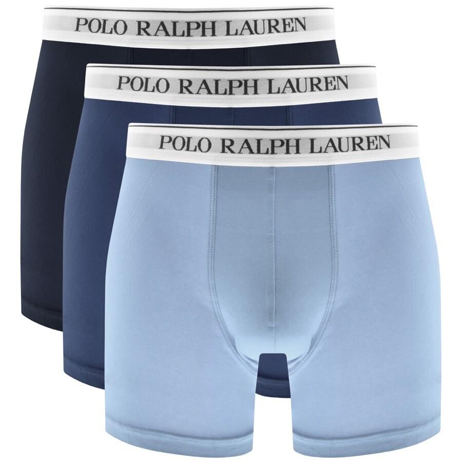 Ralph Lauren Underwear 3 Pack Boxer Briefs in Blue for Men Lyst