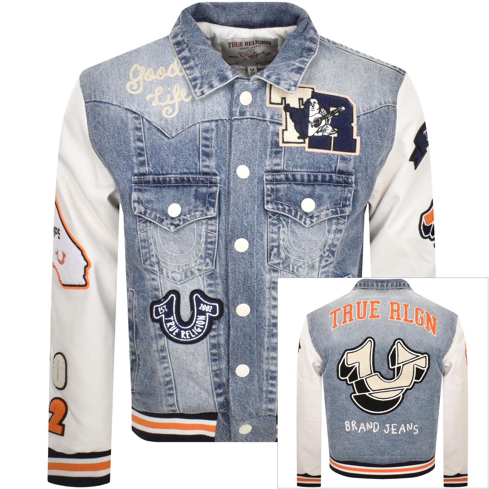 True Religion Jimmy Denim Varsity Jacket in Blue for Men | Lyst True Religion Jimmy Denim Varsity Jacket in Blue for Men | Lyst