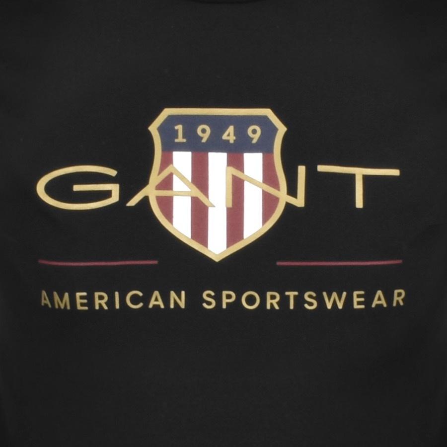 GANT Original Shield Crest T Shirt in Black for Men | Lyst