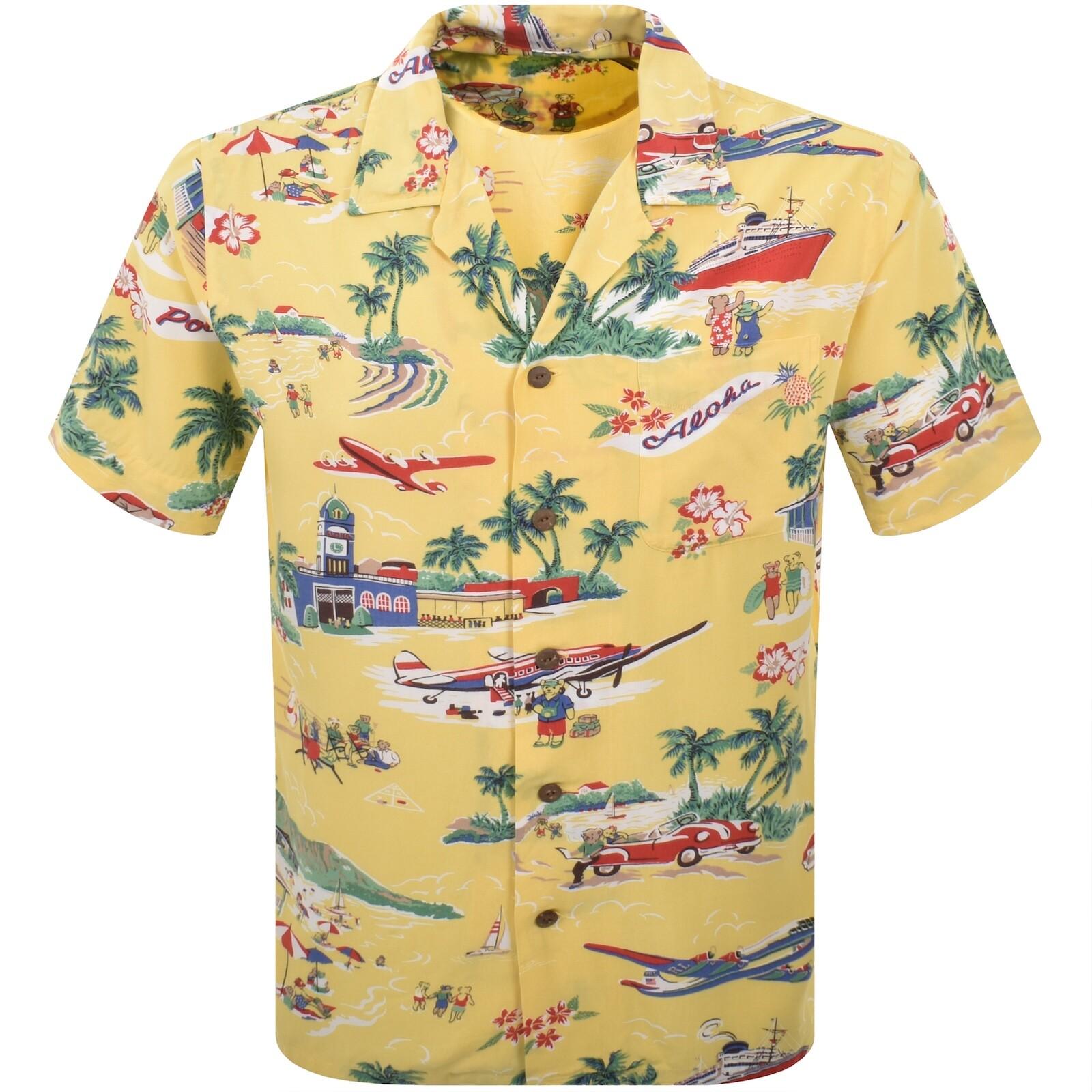 Ralph Lauren Short Sleeve Shirt in Yellow for Men Lyst UK