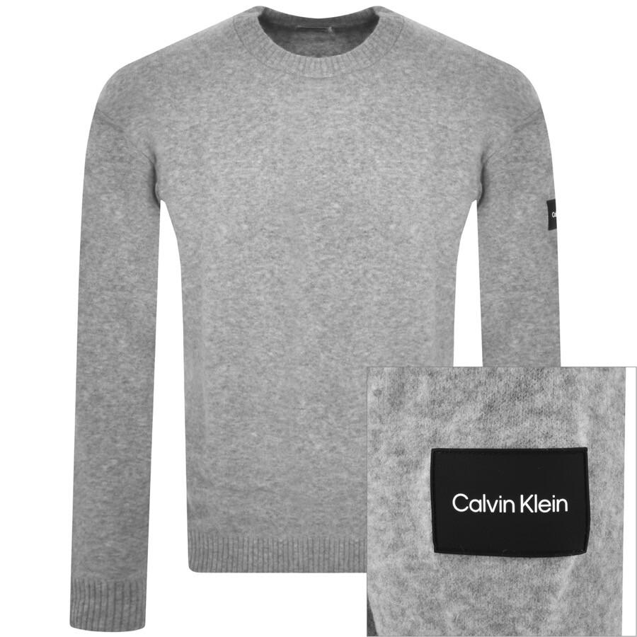 Calvin Klein Comfort Fit Jumper in Grey for Men Lyst UK