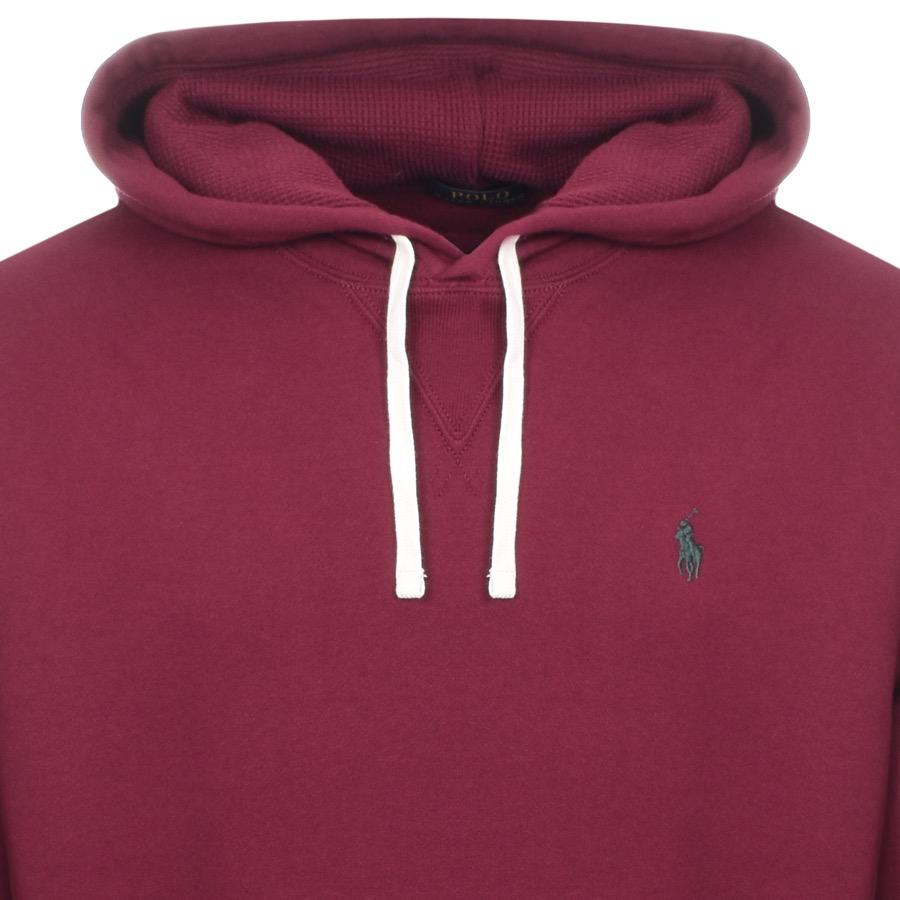 ralph lauren burgundy sweatshirt